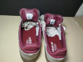 Zapatillas Adidas Samba Beige/Rojo