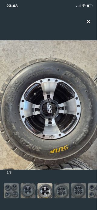 Llantas y neumáticos para quad