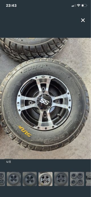 Llantas y neumáticos para quad