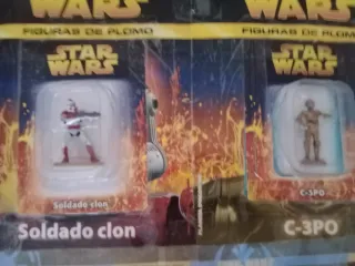 Figuras Plomo Star Wars Soldado Clon Princesa Leia