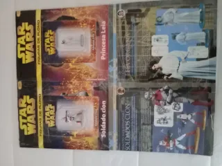 Figuras Plomo Star Wars Soldado Clon Princesa Leia