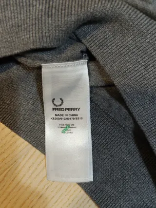 Jersey Fred Perry Pico - Talla M