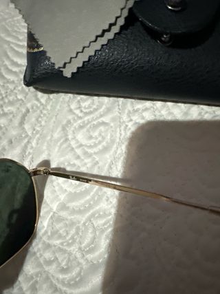 Gafas de Sol Ray-Ban Doradas y Verdes