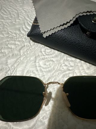 Gafas de Sol Ray-Ban Doradas y Verdes