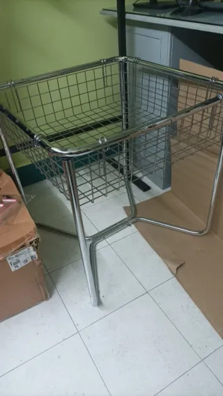 Carro Cesta Cromado Comercio