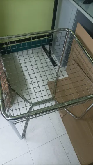 Carro Cesta Cromado Comercio