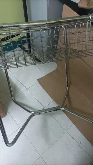 Carro Cesta Cromado Comercio