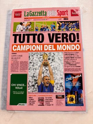 Coppia cartoline La Gazzetta dello Sport vintage