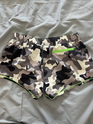 Bañador camuflaje con cordón