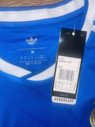 Camiseta Real Madrid Adidas Azul Talla M