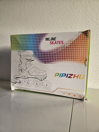 Patines en linea niña Ajustables Rainbow Talla L