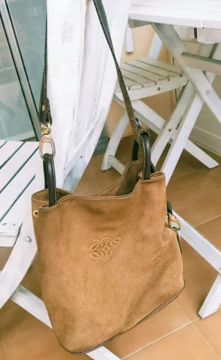 Bolso ante saco camel