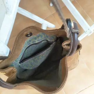 Bolso ante saco camel