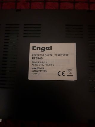 Engel TDT Receptor Negro