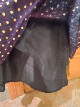 Vestido fiesta lentejuelas morado