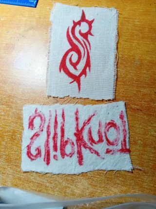 Lote de 2 patches Slipknot