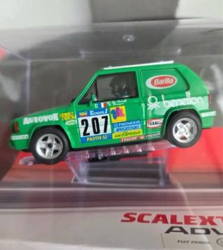 COCHE SCALECTRIC FIAR PANDA DAKAR NUEVO