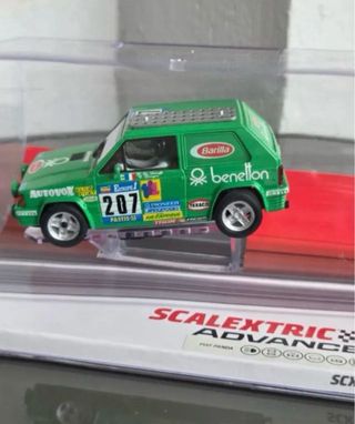 COCHE SCALECTRIC FIAR PANDA DAKAR NUEVO