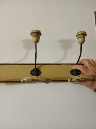 Appendi abiti Vintage Legno e Metallo