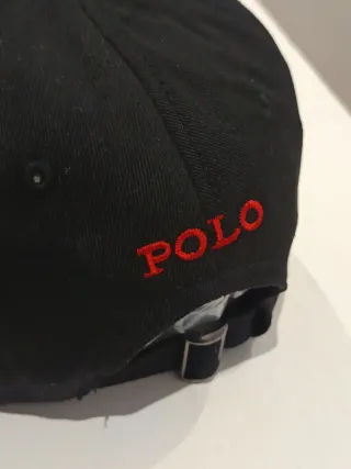 Gorra Polo Ralph Lauren Negra Roja
