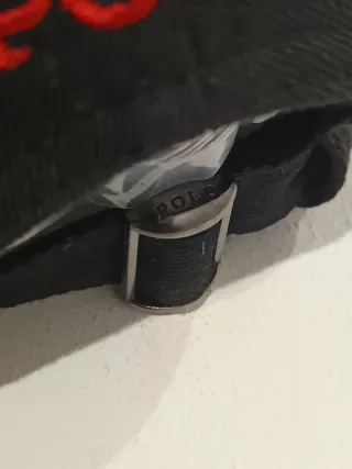 Gorra Polo Ralph Lauren Negra Roja