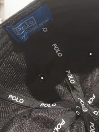 Gorra Polo Ralph Lauren Negra Roja