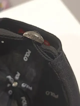 Gorra Polo Ralph Lauren Negra Roja