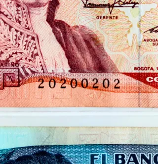 Billetes CAPICÚA ALTERNOS Colombia 1985 y 1987