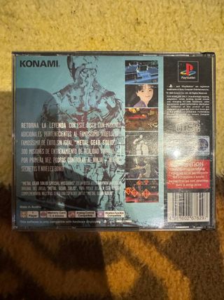 Metal Gear Solid Special Missions PAL España PS1