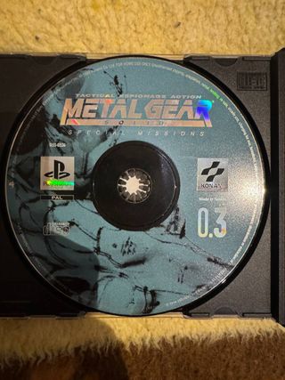 Metal Gear Solid Special Missions PAL España PS1
