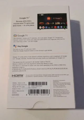 Xiaomi TV Box S 3ª Gen 4K Ultra-HD (PRECINTADO)