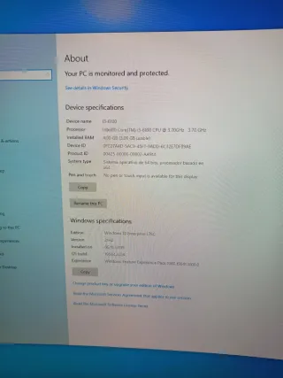 Ordenador Dell OptiPlex 5040 i3 6100 4GB SSD+HDD