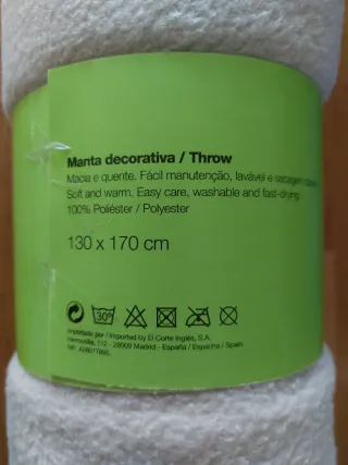 Manta El Corte Inglés