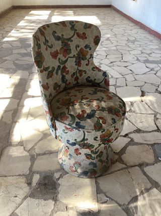 Butaca vintage floral