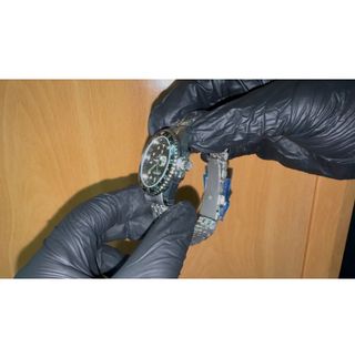 Reloj estilo GMT-Master Negro/Plata