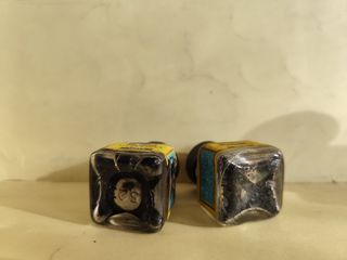 2 Tinteros Antiguos Tinta China Pelikan