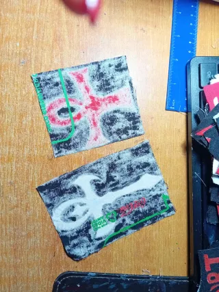 Patch Ankh Cruz Egípcia Vermelha