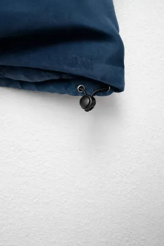 Chaqueta deportiva vintage beige y azul XL