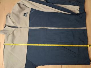 Chaqueta deportiva vintage beige y azul XL