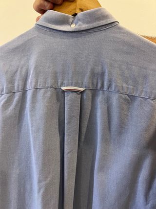 Camisa Fred Perry Azul Usada Uma Vez