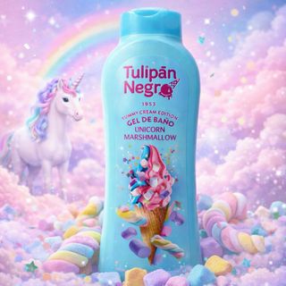 Gel de duche Tulipán Negro Gomas Novo