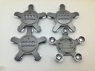 TAPABUJES CENTROS RUEDA DE LLANTA AUDI