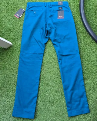 Pantalones Vans chinos azul verdoso