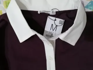 Sudadera polo estampada, Stradivarius