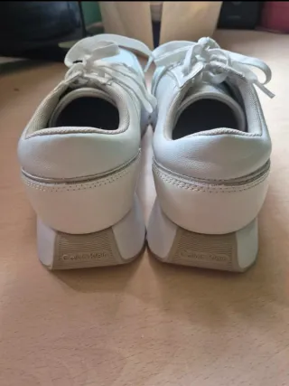 Zapatillas Calvin Klein Low Lace Up Blancas