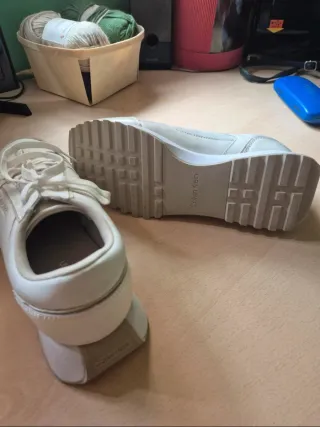 Zapatillas Calvin Klein Low Lace Up Blancas