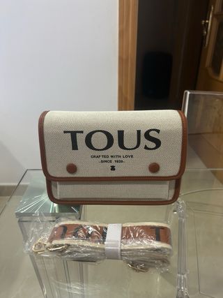 Bolso Tous Beige y Marrón