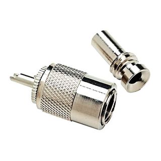 5x CONECTOR PL259+REDUCTOR UG175 PARA RG58 RG213