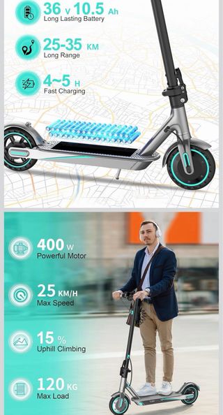 Patinete Eléctrico 36V 10.5Ah - Nuevo