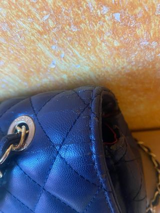 Borsa Chanel Vintage Blu e Oro